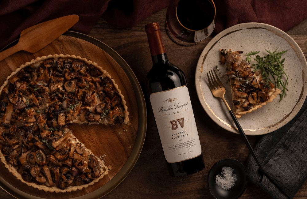 A Mushroom Tart Pairing - Crafted for Moments Worth Savoring